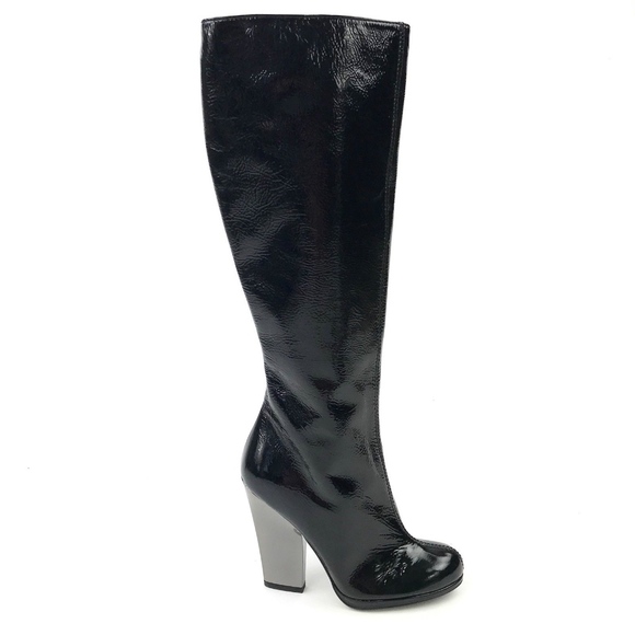 Sebastian Milano Shoes - Sebastian Milano Patent Leather Knee High Boots